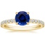 18KY Sapphire Amelie Diamond Ring (1/3 ct. tw.), smalltop view