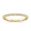 18K Yellow Gold Tacori Coastal Crescent Eternity Diamond Ring (2/5 ct. tw.), smalltop view