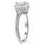 Vintage-Style Halo Diamond Ring, smallview