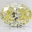 2.22 Ct. Fancy Vivid Yellow Oval Lab Created Diamond