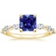 18KY Sapphire Joelle Diamond Ring (1/3 ct. tw.), smalltop view