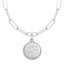 14K White Gold Engravable Mothers of the World Diamond Disc Charm, smalladditional view 1