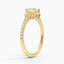 18K Yellow Gold Lyra Diamond Ring (1/4 ct. tw.), smallside view