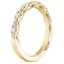 18K Yellow Gold Tacori Petite Crescent Pavé Diamond Ring (1/3 ct. tw.), smallside view