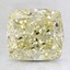 3.12 Ct. Fancy Yellow Cushion Colored Diamond