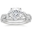 18KW Moissanite Luxe Willow Bridal Set (1/2 ct. tw.), smalltop view
