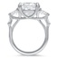 Trillion Trellis Diamond Ring, smallside view