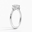 18K White Gold Selene Three Stone Diamond Ring (1/10 ct. tw.), smallside view