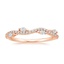 14K Rose Gold Luxe Winding Willow Diamond Ring (1/4 ct. tw.), smalltop view