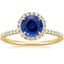 18KY Sapphire Waverly Diamond Ring (1/2 ct. tw.), smalltop view