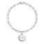 14K White Gold Engravable Mom Disc Charm, smalladditional view 2
