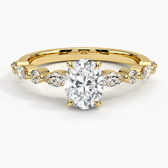 18K Yellow Gold Versailles Diamond Ring (1/3 ct. tw.)