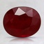 8.8x7.1mm Oval Greenland Ruby