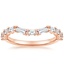 Rose Gold Luxe Tapered Baguette Contour Ring
