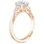 18K Rose Gold Simply Tacori Three Stone Diamond Ring (1/3 ct. tw.), smallside view