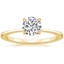 18K Yellow Gold Katerina Diamond Ring, smalltop view