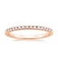 14K Rose Gold Sonora Diamond Ring (1/8 ct. tw.), smalltop view