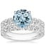 PT Aquamarine Ellora Diamond Bridal Set, smalltop view