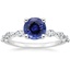 18KW Sapphire Joelle Diamond Ring (1/3 ct. tw.), smalltop view