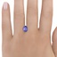 9.5x7.3mm Unheated Purple Oval Sapphire, smalladditional view 1