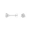 18K White Gold Three-Prong Martini Round Diamond Stud Earrings (1/2 ct. tw.), smalladditional view 1