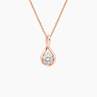 Diamond Twist Necklace