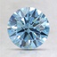 1.60 Ct. Fancy Intense Blue Round Lab Created Diamond