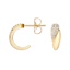 14K Yellow Gold Lilou Dome Diamond Earrings, smalladditional view 1