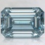 3.0 Ct. Fancy Intense Blue Emerald Lab Created Diamond