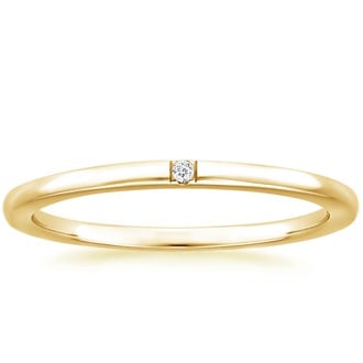 single diamond promise ring