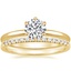 18K Yellow Gold Esme Ring with Sonora Diamond Ring (1/8 ct. tw.)