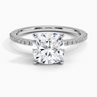 Scalloped Pavé Diamond Ring