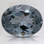 9.5x7.4mm Gray Oval Spinel
