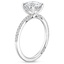 18K White Gold Simply Tacori Classic Diamond Ring (1/5 ct. tw.), smallside view