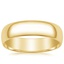 Yellow Gold 6mm Slim Profile Wedding Ring 
