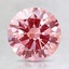 1.97 Ct. Fancy Intense Pink Round Lab Created Diamond