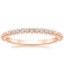 Rose Gold Antique Style Wedding Ring 