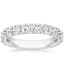 18K White Gold French Pavé Eternity Diamond Ring (2 ct. tw.), smalltop view