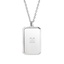 Silver Homme Engravable Tag Pendant, smalladditional view 2