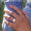 18K White Gold Reina Diamond Ring, smalladditional view 3