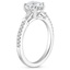 18KW Moissanite Luxe Tapered Baguette Diamond Ring (1/4 ct. tw.), smalltop view