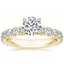 18K Yellow Gold Luxe Ellora Diamond Ring, smalltop view