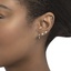 14K Yellow Gold Single Diamond Stud Earring, smalladditional view 1