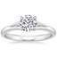 18K White Gold Lena Diamond Ring, smalltop view