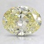 1.59 Ct. Fancy Yellow Oval Lab Created Diamond