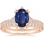 14KR Sapphire Arabella Diamond Bridal Set (1/2 ct. tw.), smalltop view