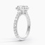 18KW Aquamarine Luxe Sienna Halo Diamond Ring (3/4 ct. tw.), smalltop view