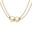 14K Yellow Gold Sculptural Infinity Necklace, smalladditional view 1