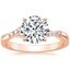 14K Rose Gold Chamise Diamond Ring (1/15 ct. tw.), smalltop view