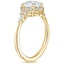 18K Yellow Gold Nadia Halo Diamond Ring (1/4 ct. tw.), smallside view